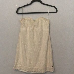 Cream colored roxy dress/swim coverup